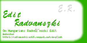 edit radvanszki business card